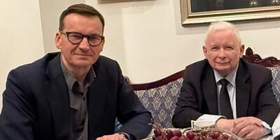 Jarosław Kaczyński i Mateusz Morawiecki