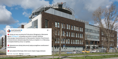 Po miesiącu się obudzili. CBA weszło do Szpitala Południowego i urzędów w Warszawie