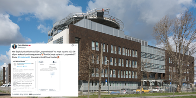 Szpital Południowy odpowiedział po dwóch tygodniach. Nisztor: nie odniesiono się do pytań