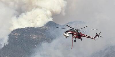 Śmigłowiec Sikorsky S-64 (SkyCrane) rozbił się w pobliżu Richfield