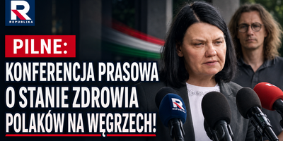 Konferencja prasowa delegacji polskiej na Węgrzech w sprawie stanu zdrowia Polaków poszkodowanych w tragicznym wypadku autokaru