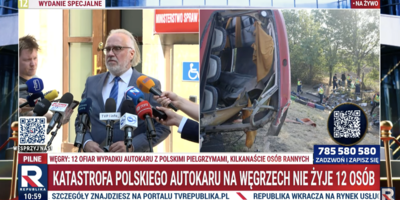 Nowe informacje MSZ po wypadku polskiego autokaru na Węgrzech
