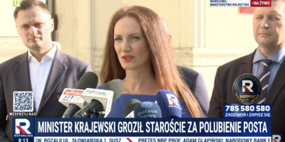 Starosta zambrowska mówi o groźbach ministra Krajewskiego