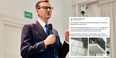Miliony z pomocy dla powodzian trafiły do firm związanych z działaczką KO. Morawiecki komentuje