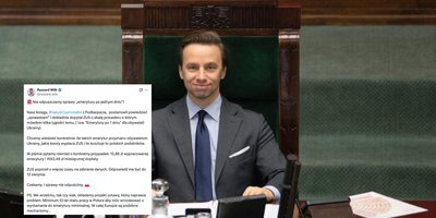 Konfederacja zapowiada ustawę ws. emerytur dla Ukraińców. „Nie odpuszczamy”