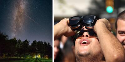 zaćmienie słońca i rój perseidów