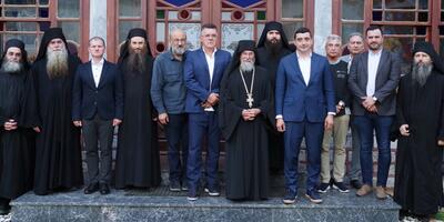 liderzy AUR na Górze Athos