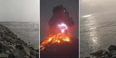 efekt wulkanu Anak Krakatau?