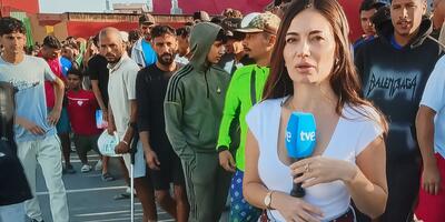 reporterka TVE w Ceucie