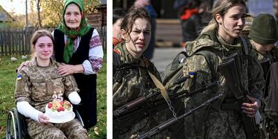 ukraińskie żołnierki