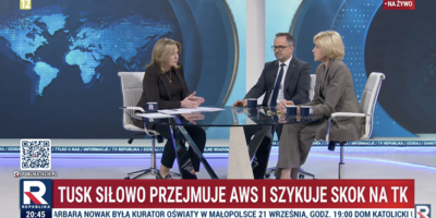 Marcin Horała i Urszula Pasławska komentowali w Republice atak na Akademię Wymiaru Sprawiedliwości oraz działania Waldemara Żurka.