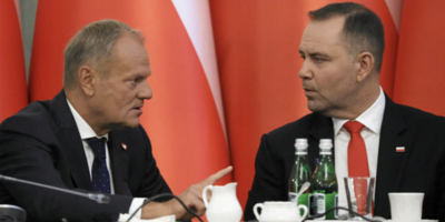 Karol Nawrocki i Donald Tusk