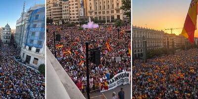 demonstracje w Hiszpanii