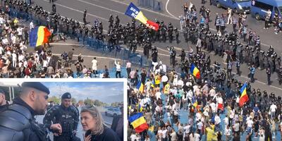 protesty w Rumunii