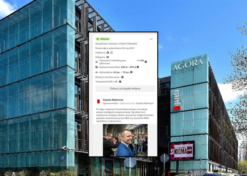 Reklama Gazeta Wyborcza, Nawrocki