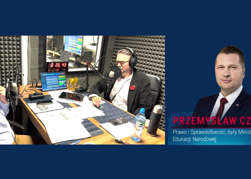 Przemysław Czarnek w radiu