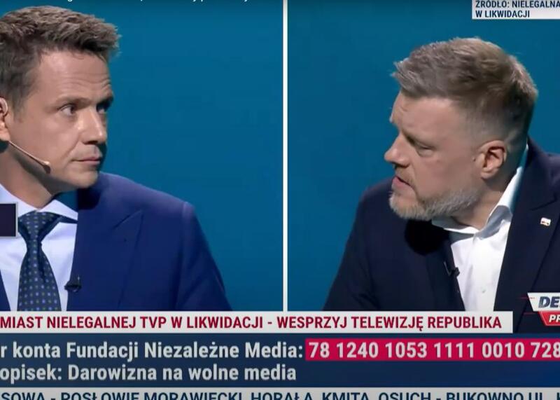 Zandberg kontra Trzaskowski