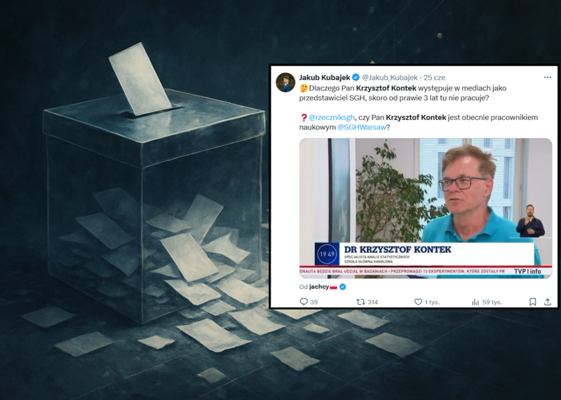 Krzysztof Kontek, SGH, protest wyborczy
