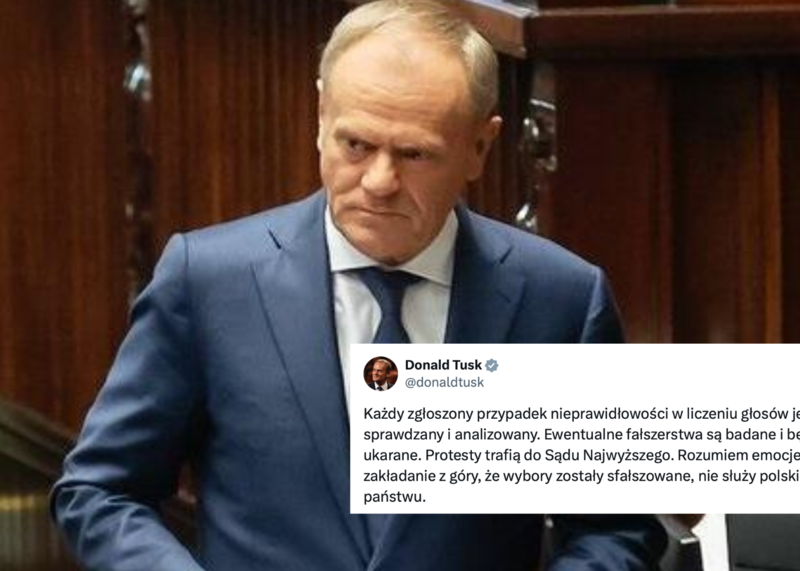 tusk komentarz