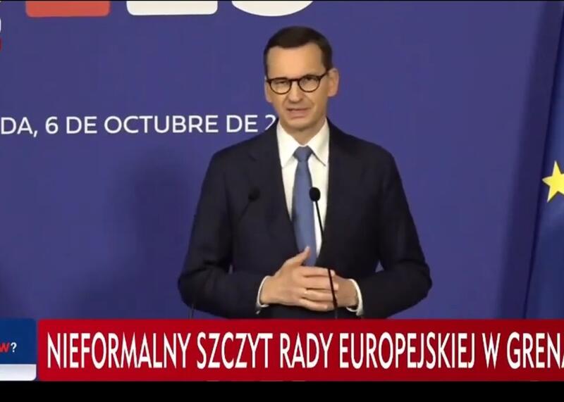 Mateusz Morawiecki ostrzegał przez paktem migracyjnym w Granadzie w 2023 roku