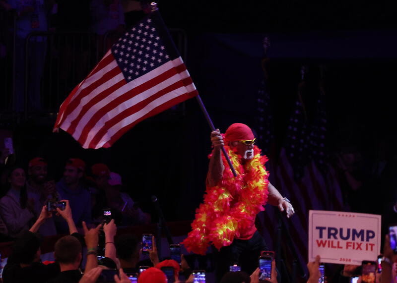 Donald Trump oddał hołd Hulkowi Hoganowi