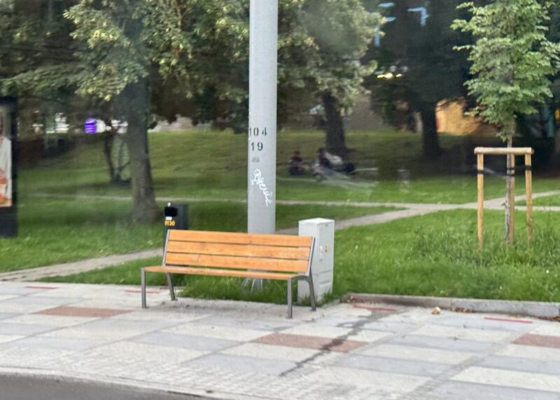 Szczecin - imigranci w parku
