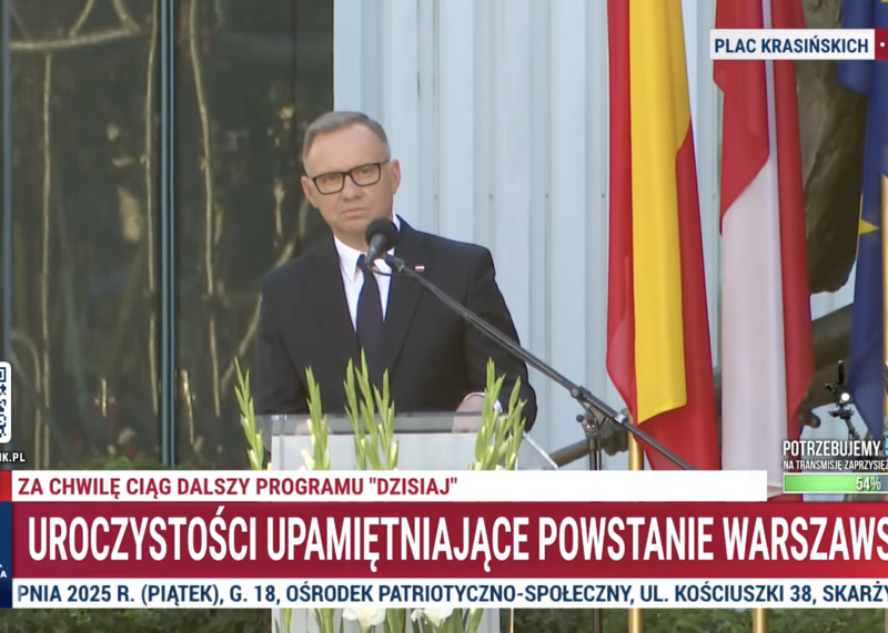 Andrzej Duda Plac Krasiński