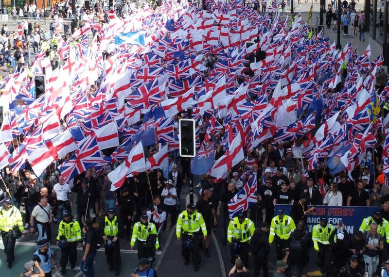protesty w UK
