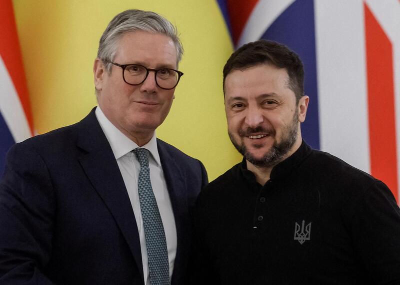 Keir Starmer Wołodymyr Zełenski