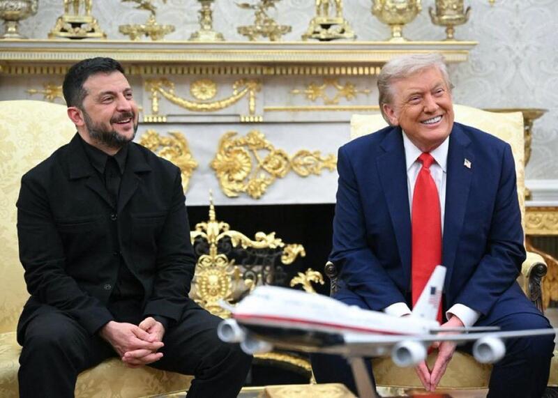 Donald Trump i Wołodymyr Zełenski