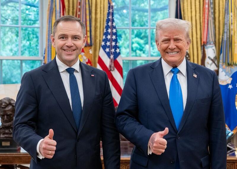 Karol Nawrocki i Donald Trump