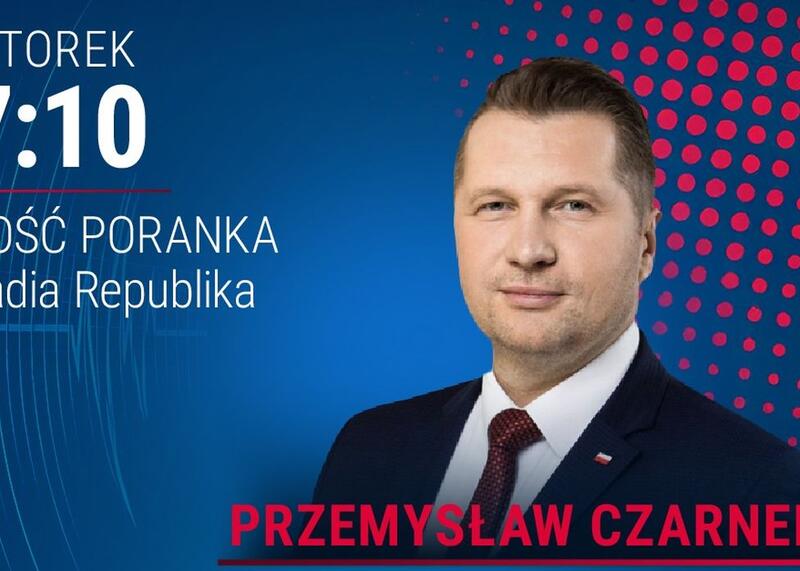 Przemysław Czarnek był gościem Radia Republika