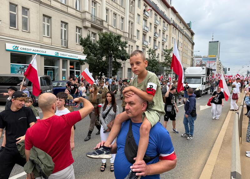 Marsz w rocznicę wybuchu Powstania Warszawskiego