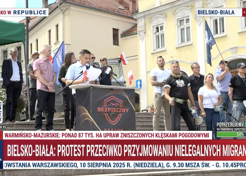 Protest w sprawie migracji Bielsko-Biała