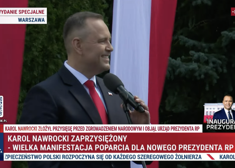 Karol Nawrocki wystąpienie