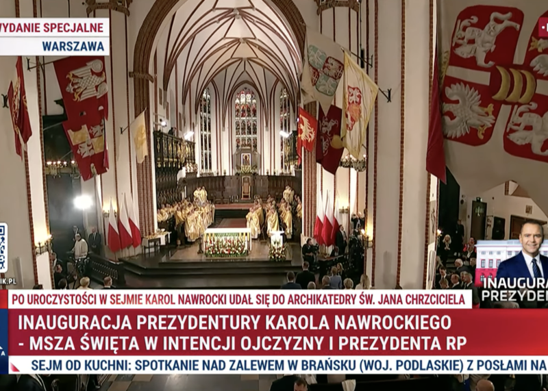 Msza za Nawrockiego