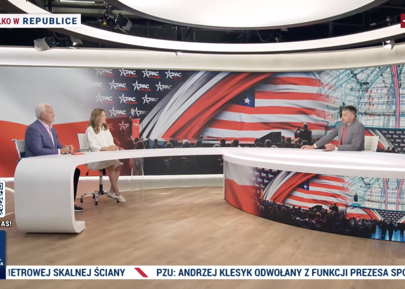 Matt Schlapp i Mercedes Schlapp w Republice