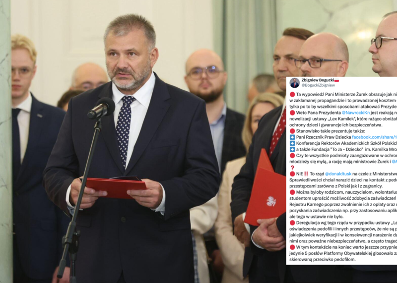 Żurek atakuje prezydenta. Szef Kancelarii Prezydenta odpowiada