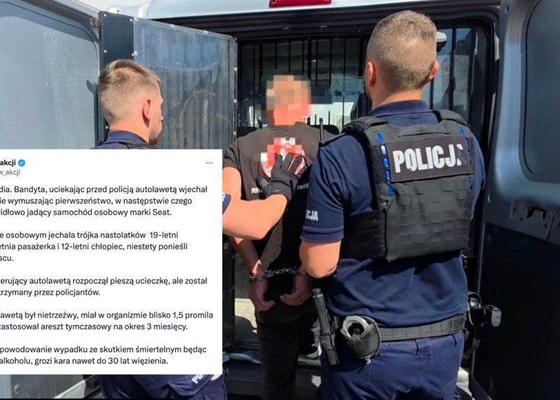 Tragedia na drodze – trzech nastolatków nie żyje
