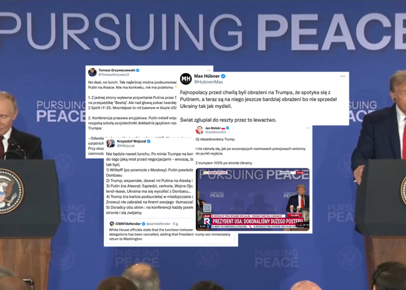 Komentarze po spotkaniu Trumpa z Putinem