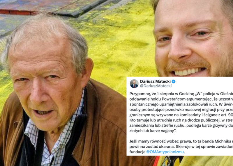 Matecki uderza w „bandę Michnika”