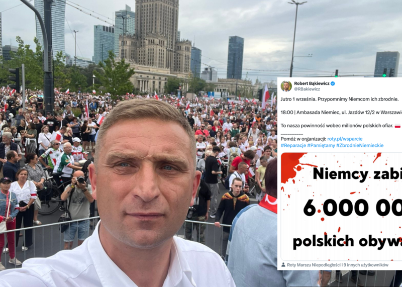 Protest pod ambasadą Niemiec