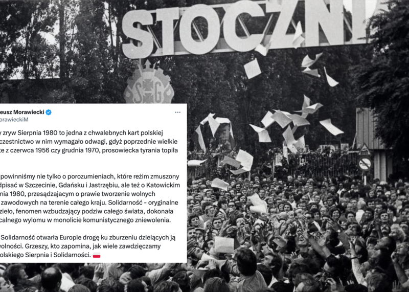 Morawiecki o rocznicy Porozumień Sierpniowych