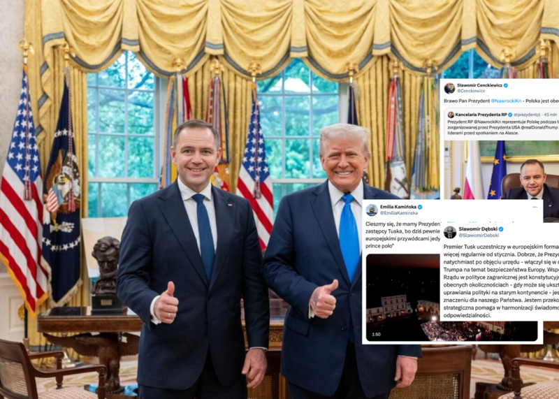 Komentarze po rozmowie Nawrocki-Trump