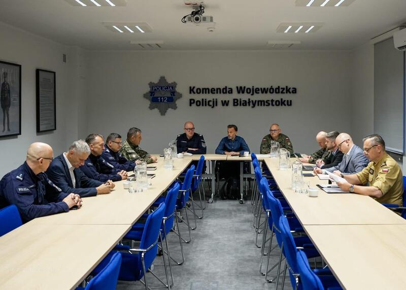 Alarm w policji