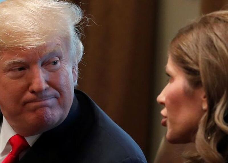 Donald Trump i Kristi Noem