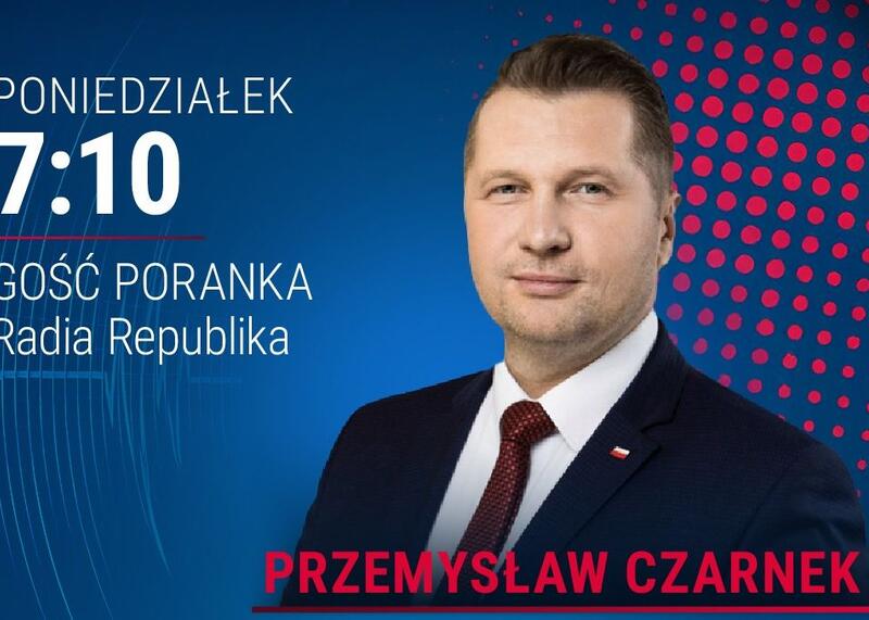 Przemysław Czarnek był gościem Radia Republika