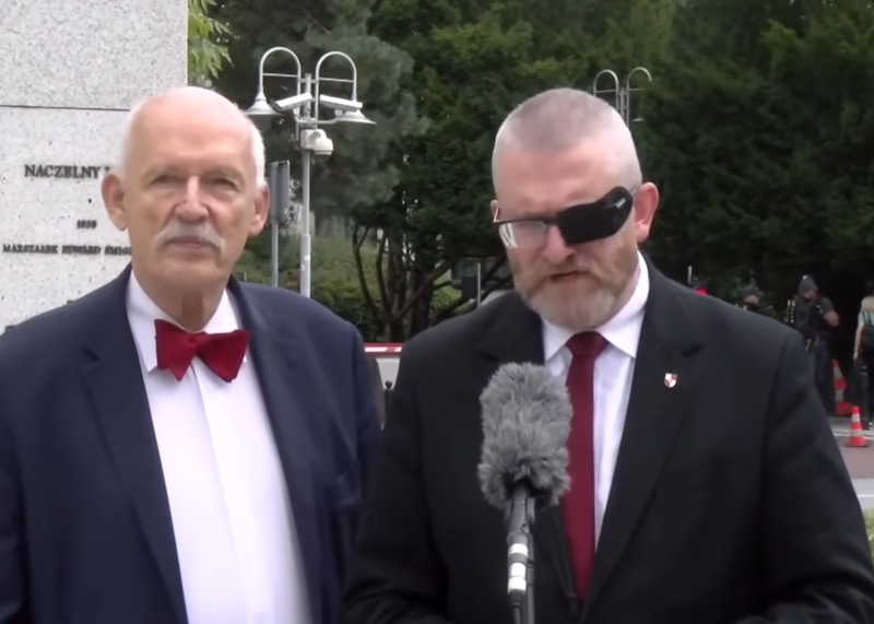 Janusz Korwin-Mikke oraz Grzegorz Braun