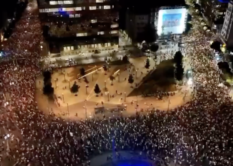 Protesty w Serbii
