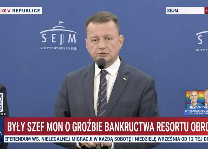 Konferencja posłów PiS